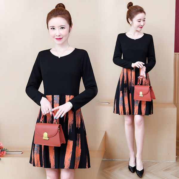 spring plus size women dressed in fat 100kg woman wear long casual thin sleeve down dress blouse neen, Black;gray
spring plus size women dressed in fat 100kg woman wear long casual thin sleeve down dress blouse neen, Black;gray