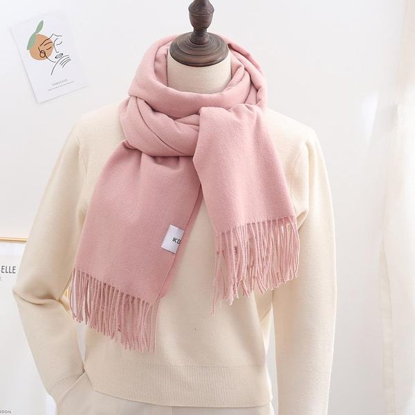 scarves scarf women winter long solid color shawl thick imitation cashmere double-sided cute girl fashion wild bib scarfs for ladies, Blue;gray
scarves scarf women winter long solid color shawl thick imitation cashmere double-sided cute girl fashion wild bib scarfs for ladies, Blue;gray
