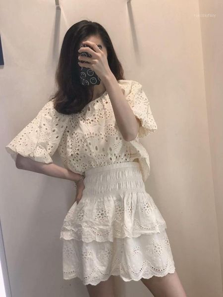 women's blouses & shirts traf 2021 european-american style women's round neck lantern, sleeve hollow embroidery, elastic skirt, bl, White
women's blouses & shirts traf 2021 european-american style women's round neck lantern, sleeve hollow embroidery, elastic skirt, bl, White