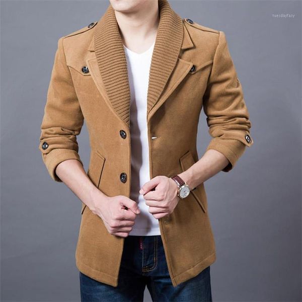 men's wool & blends nice double neck trench coat winter thicken man fashion windbeaker warm jacket men's business casual c, Black
men's wool & blends nice double neck trench coat winter thicken man fashion windbeaker warm jacket men's business casual c, Black