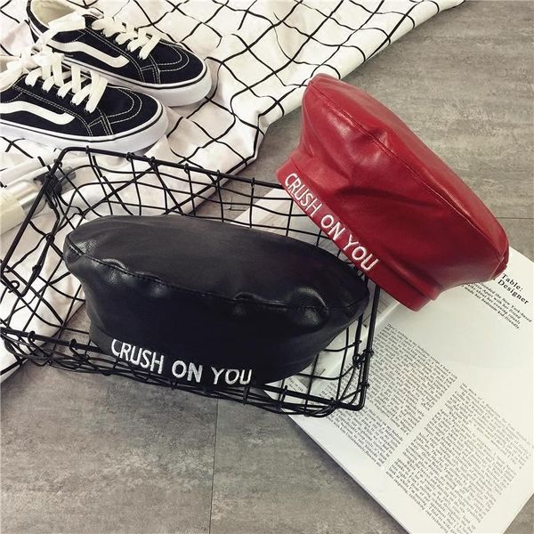 cokk leather beret women black pu leather flat cap hat letters female beret painter cap ladies boina feminina gorras winter hats swy sqcsft, Blue;gray
cokk leather beret women black pu leather flat cap hat letters female beret painter cap ladies boina feminina gorras winter hats swy sqcsft, Blue;gray