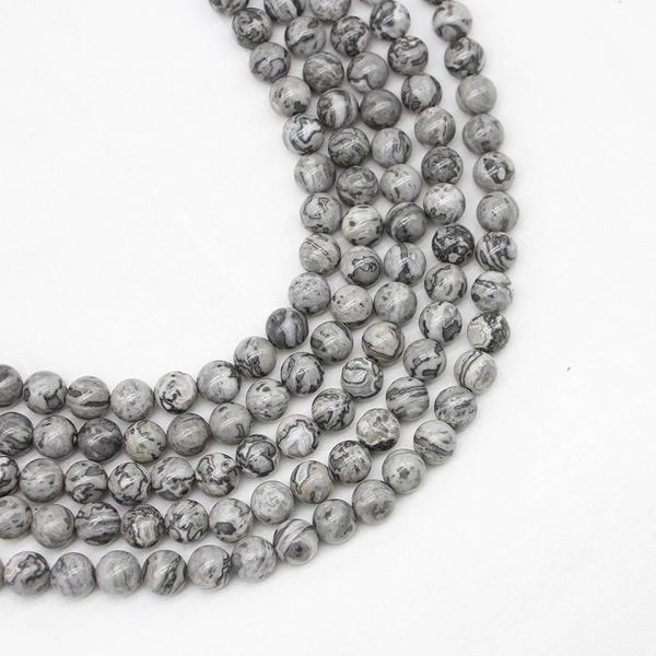 1strand lot 4 6 8 10 12mm natural grey map stone jaspers bead round loose spacer beads for jewelry making findings diy bracelet h bbykwn
1strand lot 4 6 8 10 12mm natural grey map stone jaspers bead round loose spacer beads for jewelry making findings diy bracelet h bbykwn