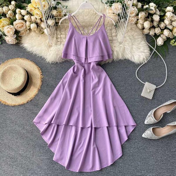 retro boho beach party dress female summer 2020 new backless suspenders design irregular knee-length dress for women1, Black;gray
retro boho beach party dress female summer 2020 new backless suspenders design irregular knee-length dress for women1, Black;gray