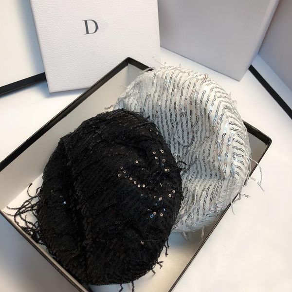 202006- wwx-001 fashion tassels sequin lady beret cap women leisure painter hat, Blue;gray
202006- wwx-001 fashion tassels sequin lady beret cap women leisure painter hat, Blue;gray
