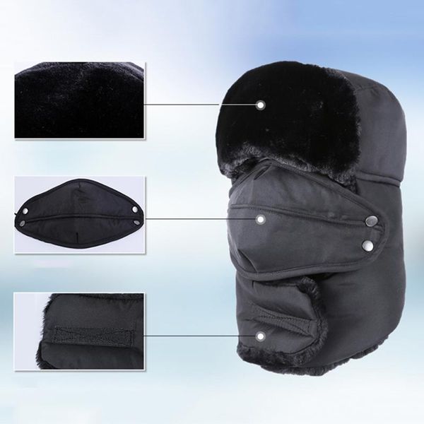 multifunction winter warm hat 360 degree mask thick windproof cycling headgear men women bomber hat with neck protector scarf
multifunction winter warm hat 360 degree mask thick windproof cycling headgear men women bomber hat with neck protector scarf