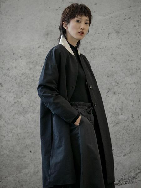 women's trench coats owen seak women parker high street style clothing autumn dust windbreaker black, Tan;black
women's trench coats owen seak women parker high street style clothing autumn dust windbreaker black, Tan;black