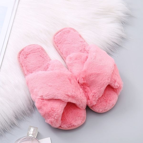 women home slippers winter warm shoes woman slip on flats slides female faux fur slippers 36-41 wholesale y201026, Black
women home slippers winter warm shoes woman slip on flats slides female faux fur slippers 36-41 wholesale y201026, Black