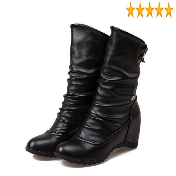boots size 43 ankle plus women street white pu leather slip on wedges zapatos de mujer two wear fashion dance, Black
boots size 43 ankle plus women street white pu leather slip on wedges zapatos de mujer two wear fashion dance, Black
