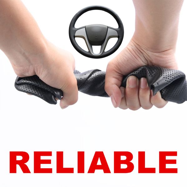 black pu artificial leather car steering wheel cover for solaris (ru) 2010-2020 verna 2010-2020 i20 2009-2020 accent
black pu artificial leather car steering wheel cover for solaris (ru) 2010-2020 verna 2010-2020 i20 2009-2020 accent