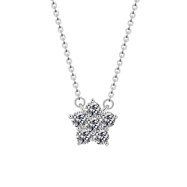 10pcs fine jewelry crystal zircon five-pointed star pendant necklace for women clavicle chain statement kolye collares bijoux, Silver
10pcs fine jewelry crystal zircon five-pointed star pendant necklace for women clavicle chain statement kolye collares bijoux, Silver