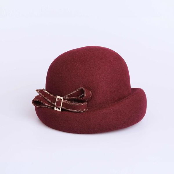 lady pure wool felt bowknot beret cap women autumn and winter party formal curling brim fedora hat banquet grace fasinator hats1, Blue;gray
lady pure wool felt bowknot beret cap women autumn and winter party formal curling brim fedora hat banquet grace fasinator hats1, Blue;gray