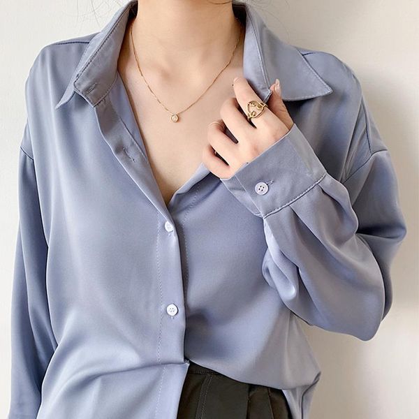 women's blouses & shirts 2021 autumn women latern sleeve solid oversize blouse elegance white satin shirt office lady button up korean
women's blouses & shirts 2021 autumn women latern sleeve solid oversize blouse elegance white satin shirt office lady button up korean