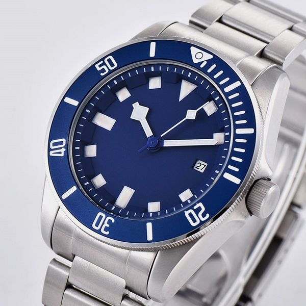 mens mechanical automatic watches classic style 42mm full stainless steel strap wristwatches sapphire super luminous, Slivery;brown
mens mechanical automatic watches classic style 42mm full stainless steel strap wristwatches sapphire super luminous, Slivery;brown