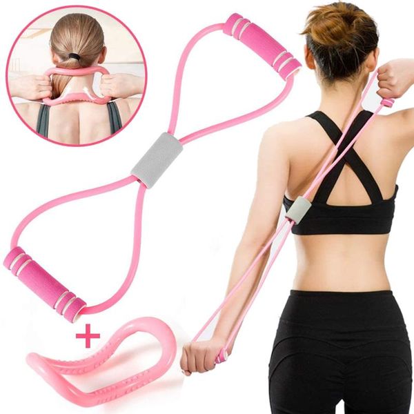 yoga resistance exercise bands yoga ring home gym muscle sport fitness equipment rubber elastic bands rope 8 word chest expander
yoga resistance exercise bands yoga ring home gym muscle sport fitness equipment rubber elastic bands rope 8 word chest expander