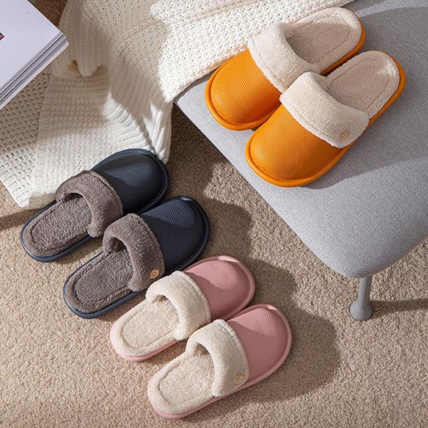 slippers the cotton shoes female autumn and winter home warm with couple male plush washable bathroom one pi, Black
slippers the cotton shoes female autumn and winter home warm with couple male plush washable bathroom one pi, Black