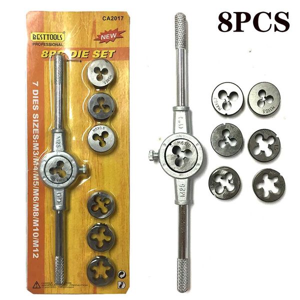 thread tapping tool tap die spanne set 8/12/20pcs multifunction die wrench set screw tap threading hand tool
thread tapping tool tap die spanne set 8/12/20pcs multifunction die wrench set screw tap threading hand tool