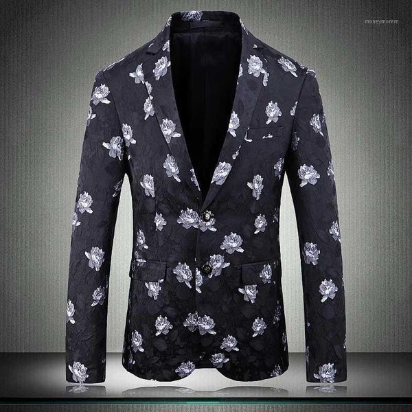 men's suits & blazers flower male luxury single breasted party wedding prom men plus size 4xl 5xl slim fit mens suit jacket1, White;black
men's suits & blazers flower male luxury single breasted party wedding prom men plus size 4xl 5xl slim fit mens suit jacket1, White;black