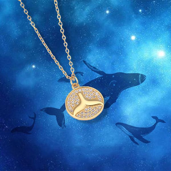 new sterling silver necklace whale tail sterling silver pendant korean version of creative fish tail clavicle chain rose gold and silver pen
new sterling silver necklace whale tail sterling silver pendant korean version of creative fish tail clavicle chain rose gold and silver pen