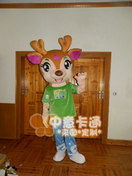 mascot costumes deer mascot costume brown fur fursuit cartoon character someone inside cartoon props, Red;yellow
mascot costumes deer mascot costume brown fur fursuit cartoon character someone inside cartoon props, Red;yellow