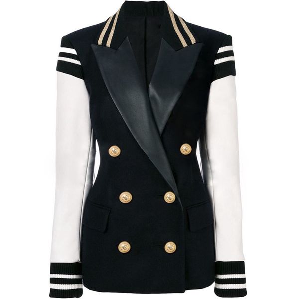 2020 new big girls outwear women lapel pu leater splicing outwear spring ladies lapel long sleeve slim blazers outwear a4496, Blue;gray
2020 new big girls outwear women lapel pu leater splicing outwear spring ladies lapel long sleeve slim blazers outwear a4496, Blue;gray