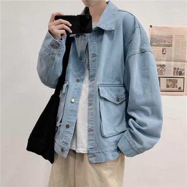 legible 2020 korean man denim jackets soild jean coat fashion loose fit male casual plus size 5xl1, Black;brown
legible 2020 korean man denim jackets soild jean coat fashion loose fit male casual plus size 5xl1, Black;brown
