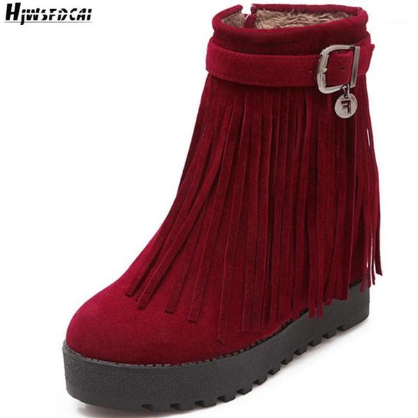 hjwsfdcai belt buckle tassel women short boots ladies internal increase platform flat ankle boots warm round toe women shoe new1, Black
hjwsfdcai belt buckle tassel women short boots ladies internal increase platform flat ankle boots warm round toe women shoe new1, Black