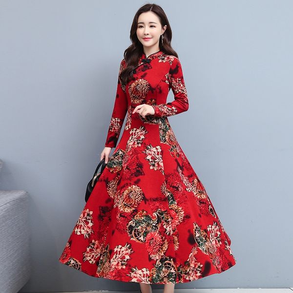 2020 new improved dress women's korean version slim fashion temperament dress cheongsam cheongsam celebrities show thin in autumn lku88, Black;gray
2020 new improved dress women's korean version slim fashion temperament dress cheongsam cheongsam celebrities show thin in autumn lku88, Black;gray