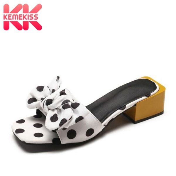 kemekiss women sandals fashion dot print summer beach slippers new sweet bowknot high heels casual shoes women size 35-40 y200405, Black
kemekiss women sandals fashion dot print summer beach slippers new sweet bowknot high heels casual shoes women size 35-40 y200405, Black