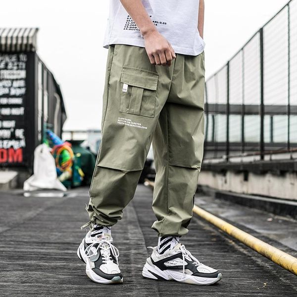 2019 new summer men streetwear ribbons casual pants slim mens joggers pants side-pockets cotton man trousers abz3951, Black
2019 new summer men streetwear ribbons casual pants slim mens joggers pants side-pockets cotton man trousers abz3951, Black