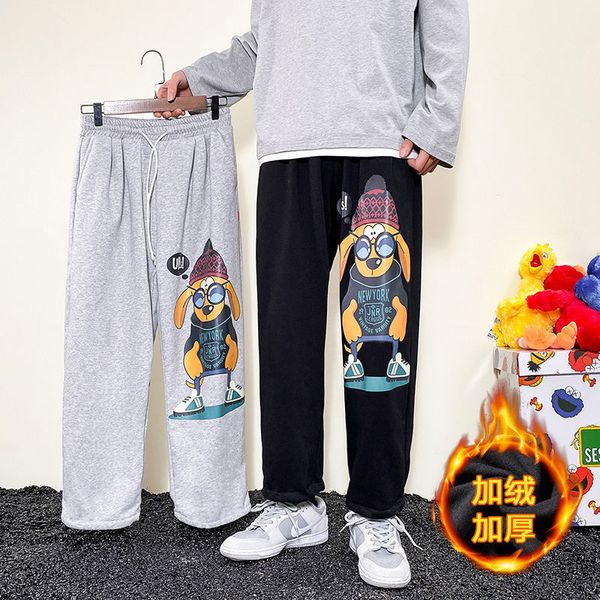 2021 men's thicken warm autumn winter new casual oversize trousers cartoon graphic printed male pants hip hop zf4p, Black
2021 men's thicken warm autumn winter new casual oversize trousers cartoon graphic printed male pants hip hop zf4p, Black