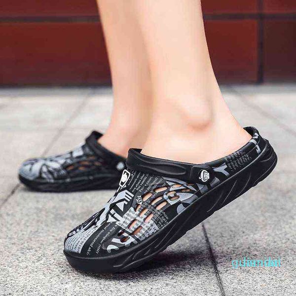 slippers mannen zomer schoenen sandalen gaten hol ademende croc mode strand grote, Black
slippers mannen zomer schoenen sandalen gaten hol ademende croc mode strand grote, Black