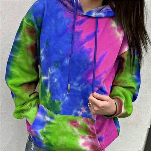 autumn ladies casual sweatshirt tie dye printing hooded pocket pullover hooded long sleeved fashion drawstring top, Black
autumn ladies casual sweatshirt tie dye printing hooded pocket pullover hooded long sleeved fashion drawstring top, Black