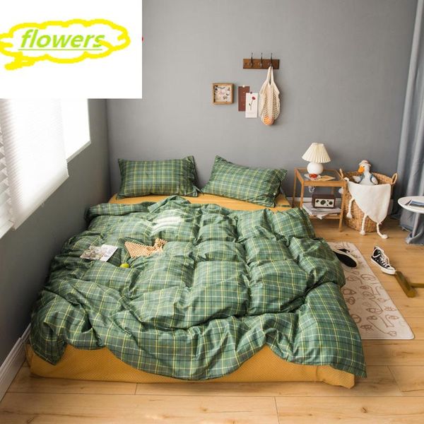 modern plaid print cotton bedding set nordic brief duvet cover sets single size bed linen sheet quilt covers bedclothes
modern plaid print cotton bedding set nordic brief duvet cover sets single size bed linen sheet quilt covers bedclothes
