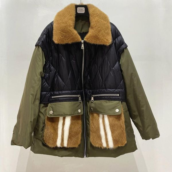 fashion fluffy down coat female winter oversized thicker warm down jacket with real collar and pockets women parkas1, Black
fashion fluffy down coat female winter oversized thicker warm down jacket with real collar and pockets women parkas1, Black