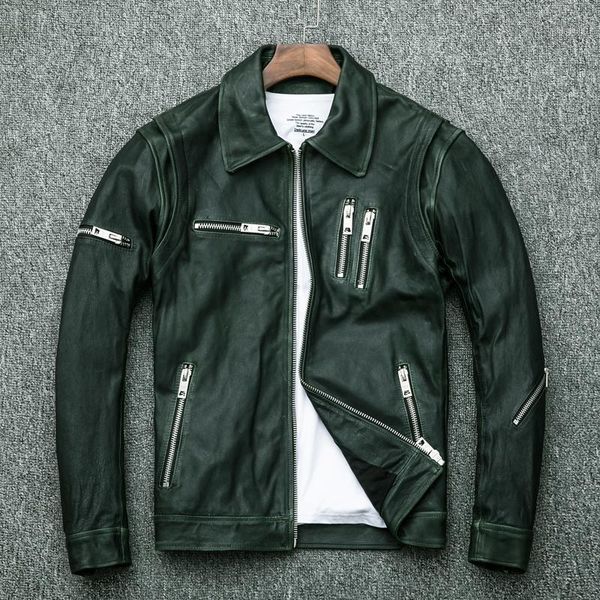 men's leather jacket 100% sheepskin coat vintage genuine leather jacket men slim fit motorcycle biker jackets 2019 kj31941, Black
men's leather jacket 100% sheepskin coat vintage genuine leather jacket men slim fit motorcycle biker jackets 2019 kj31941, Black