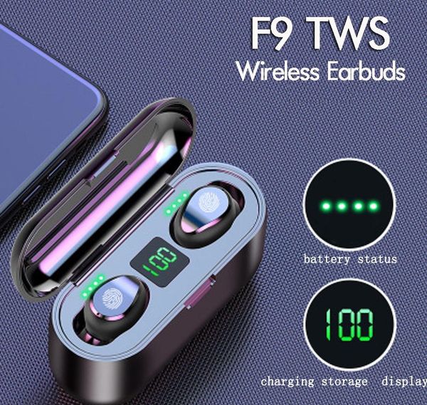 tws f9, wireless bluetooth earphones v5.0 with headphones charge box sports headset ear buds with dual microphone for iphone /android
tws f9, wireless bluetooth earphones v5.0 with headphones charge box sports headset ear buds with dual microphone for iphone /android