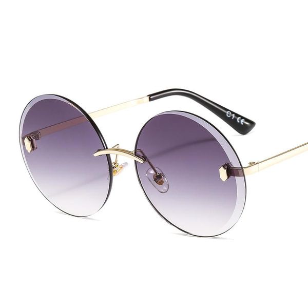 sunglasses 2021 fashion round women vintage brand designer rimless frame sun glasses gradient shades female men uv400, White;black
sunglasses 2021 fashion round women vintage brand designer rimless frame sun glasses gradient shades female men uv400, White;black