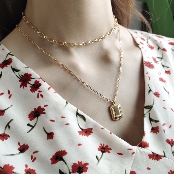 louleur 925 sterling silver square mirror necklace gold glossy elegant texture pendant necklace for women fashionable jewelry q0531
louleur 925 sterling silver square mirror necklace gold glossy elegant texture pendant necklace for women fashionable jewelry q0531