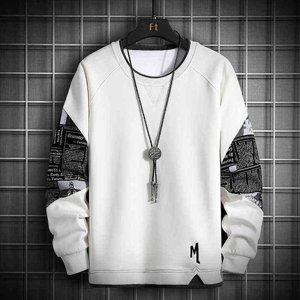 men harajuku hoodie casual hip hop sweatshirt stitching print hoodie male o-neck fashion mens clothing multi color new mens w220221, Black
men harajuku hoodie casual hip hop sweatshirt stitching print hoodie male o-neck fashion mens clothing multi color new mens w220221, Black