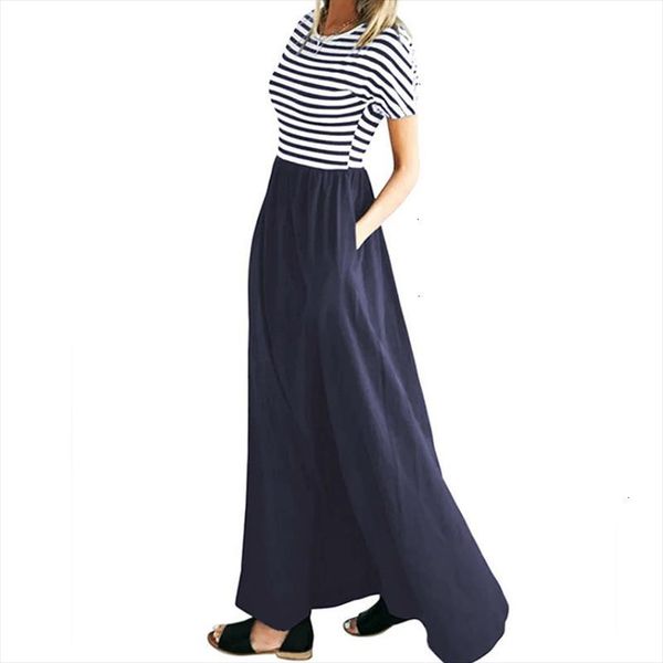 dress summer robe mujer short sleeve o neck long maxi dress plus size beach loose casual women dresses pockets designer clothes, Black;gray
dress summer robe mujer short sleeve o neck long maxi dress plus size beach loose casual women dresses pockets designer clothes, Black;gray