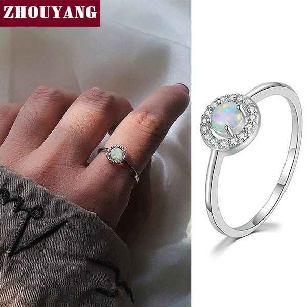 cluster rings zhouyang ring for women 4mm small opal stone simple style silver color finger fashion jewelry gift girls zyr848, Golden;silver
cluster rings zhouyang ring for women 4mm small opal stone simple style silver color finger fashion jewelry gift girls zyr848, Golden;silver