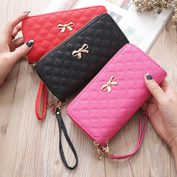 valentines day factory direct supply korean fashion ladies double pull wallet bow knot embroidered lattice handbag pu clutch handbag handbag
valentines day factory direct supply korean fashion ladies double pull wallet bow knot embroidered lattice handbag pu clutch handbag handbag