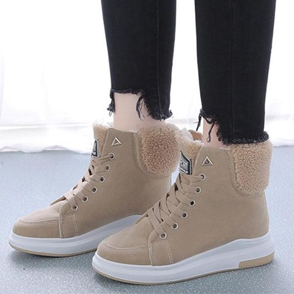 boots women winter warm plush ladies high lace up footwear woman flat platform casual ladies ankle shoes fashion botas, Black
boots women winter warm plush ladies high lace up footwear woman flat platform casual ladies ankle shoes fashion botas, Black
