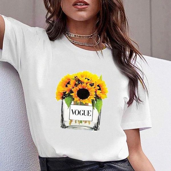 ZOGANKIN Women Clothes Print Flower Perfume Bottle Sweet Vogue Tshirt Girls T Shirt Female T-shirt O-Neck Tops Casual Tee #DO5E, White
ZOGANKIN Women Clothes Print Flower Perfume Bottle Sweet Vogue Tshirt Girls T Shirt Female T-shirt O-Neck Tops Casual Tee #DO5E, White