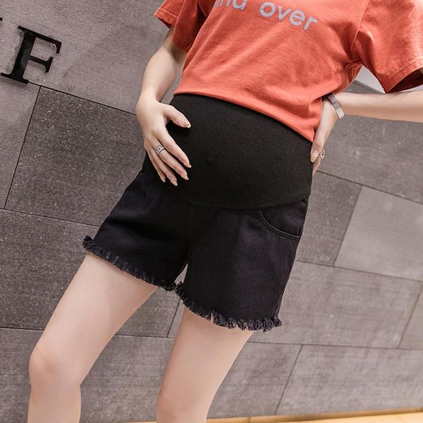 maternity bottoms summer shorts pants for ultra thin pregnant women chic short trousers of pregnancy jeans, White
maternity bottoms summer shorts pants for ultra thin pregnant women chic short trousers of pregnancy jeans, White