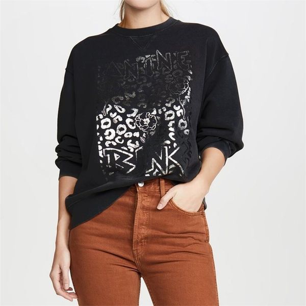 metallic leopard thick hoodie women autumn winter long sleeve o neck warm pullover casual vintage full cotton hoodies 201112, Black
metallic leopard thick hoodie women autumn winter long sleeve o neck warm pullover casual vintage full cotton hoodies 201112, Black