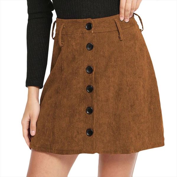casual women corduroy skirts slim high waist ladies apricot skirts femme vintage brown zipper short skirt g7, Black
casual women corduroy skirts slim high waist ladies apricot skirts femme vintage brown zipper short skirt g7, Black