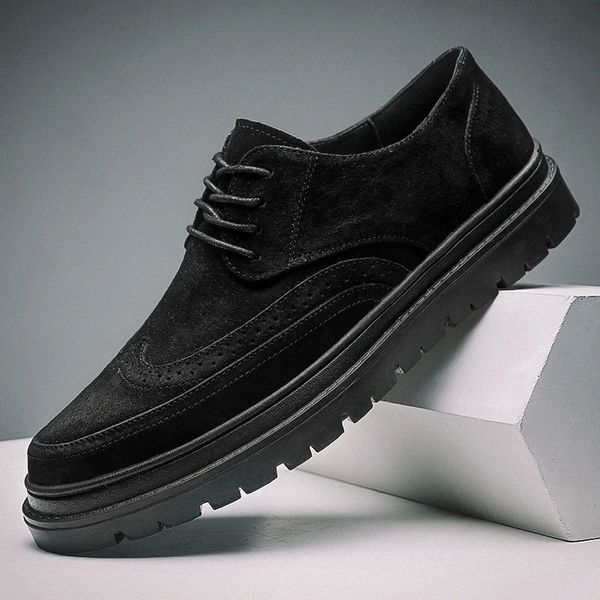 fashion suede leather men casual shoes sneakers footwear soft rubber male flats shoes breathable brogue mens wedding shoes #1d1c
fashion suede leather men casual shoes sneakers footwear soft rubber male flats shoes breathable brogue mens wedding shoes #1d1c
