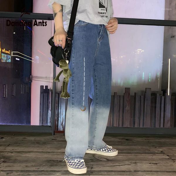 woman jeans high waist loose harem denim pants european style colorblock print casual female straight fashion pants1, Blue
woman jeans high waist loose harem denim pants european style colorblock print casual female straight fashion pants1, Blue
