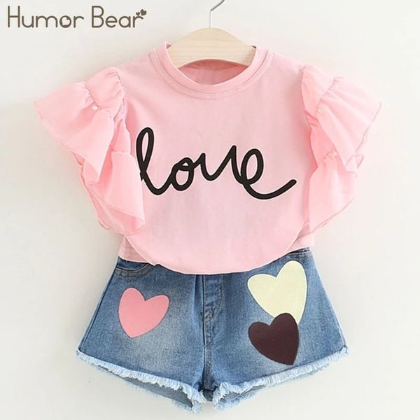 humor bear pay to get a gift girls clothes fashion style kids clothing sets short t-shirt+short pants 2pcs for girls suirt 201126, White
humor bear pay to get a gift girls clothes fashion style kids clothing sets short t-shirt+short pants 2pcs for girls suirt 201126, White